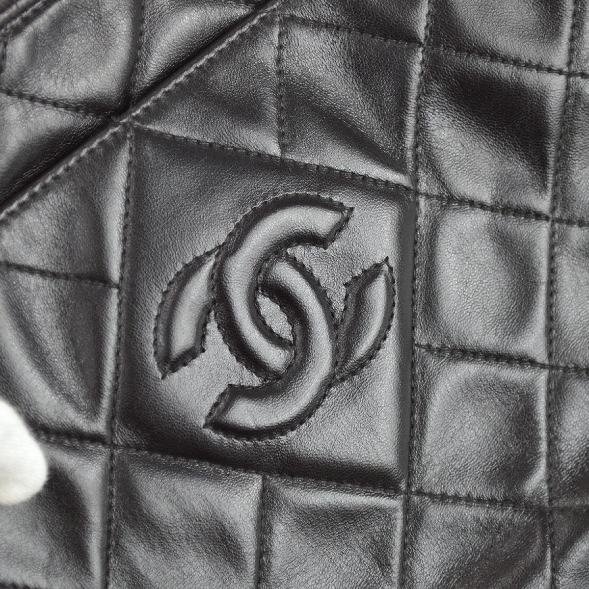 Chanel 1994-1996 Camera Bag Small Black Lambskin