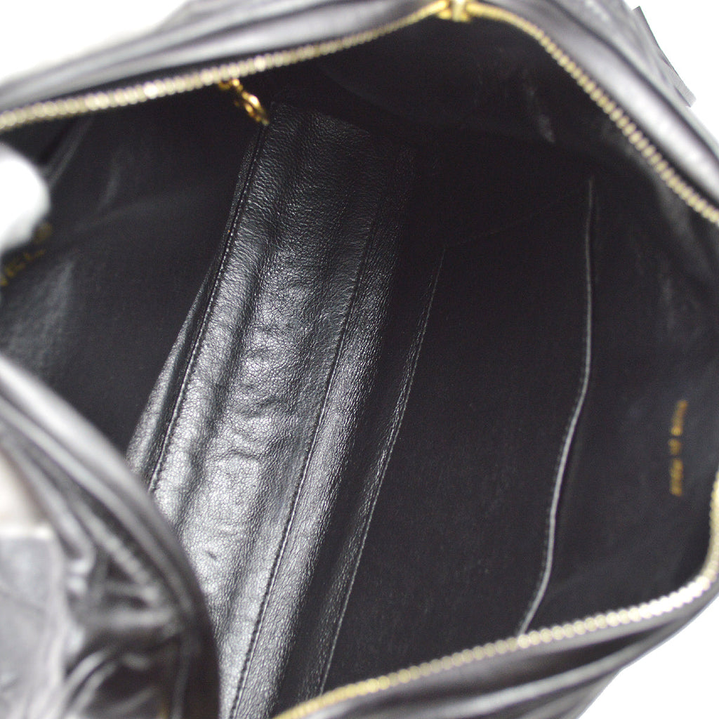 Chanel 1994-1996 Camera Bag Small Black Lambskin