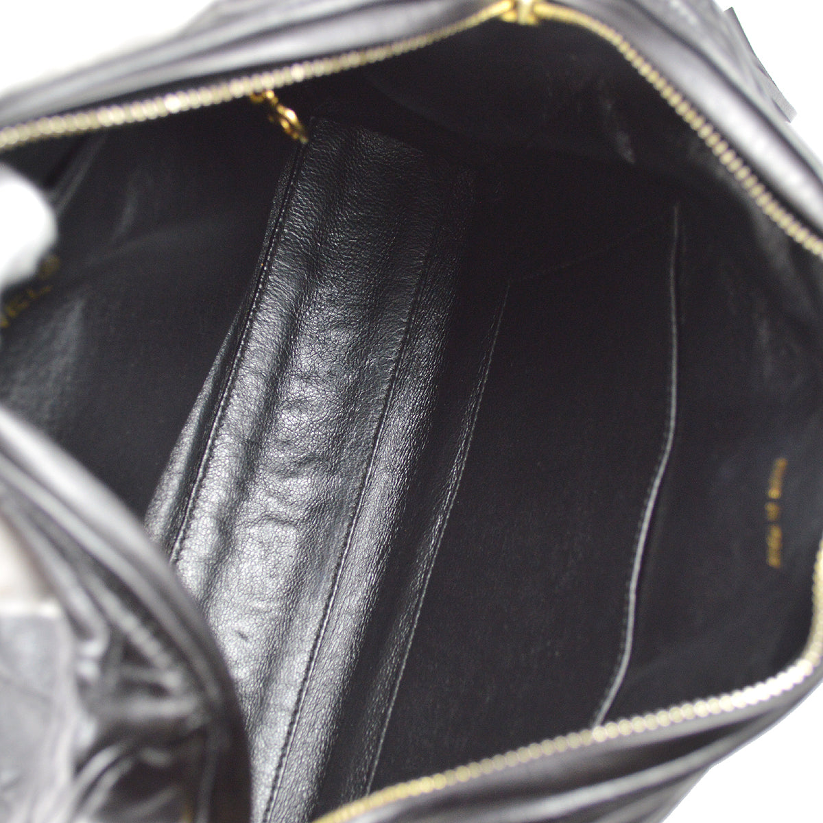 Chanel 1994-1996 Camera Bag Small Black Lambskin