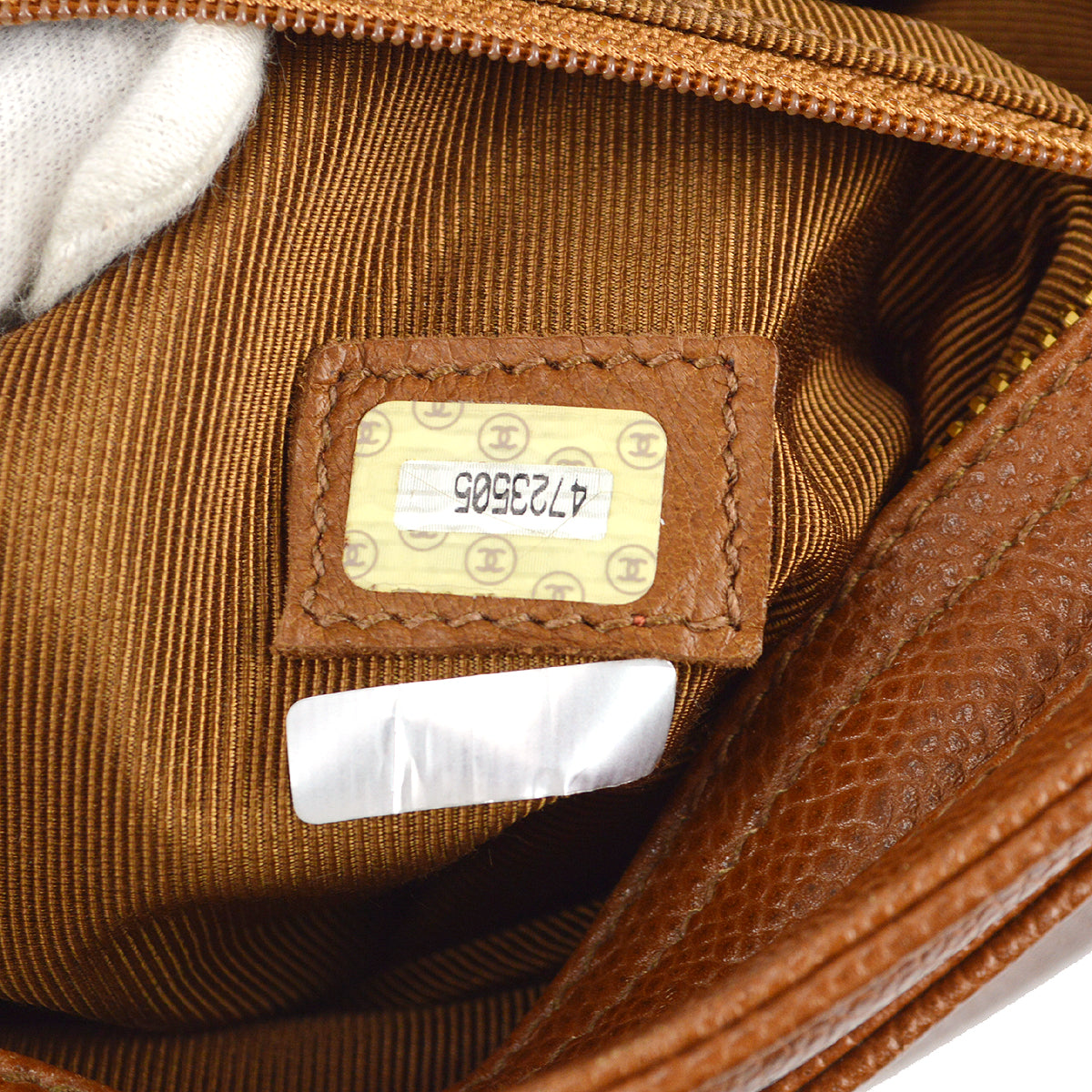 Chanel 1996-1997 Tote Bag 25 Brown Caviar