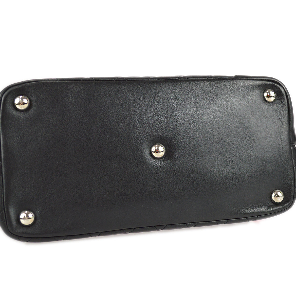 Chanel Cambon Ligne Tote Handbag Black Calfskin