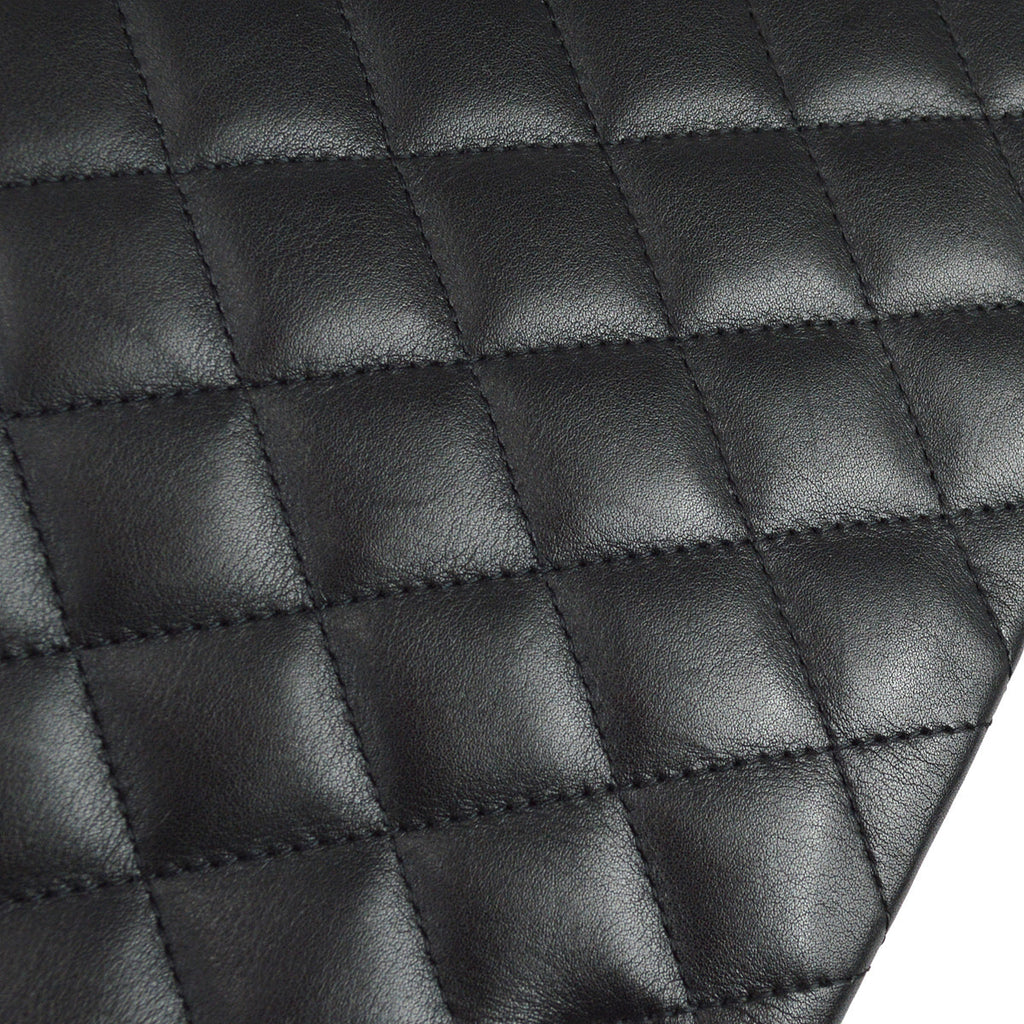Chanel Cambon Ligne Tote Handbag Black Calfskin