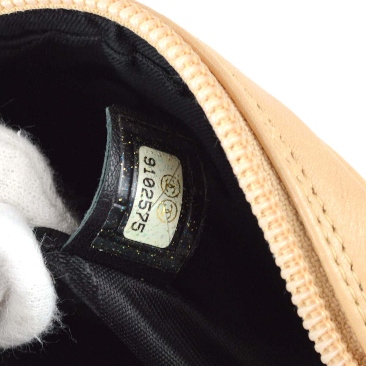 Chanel Cambon Ligne Shoulder Bag Beige Calfskin