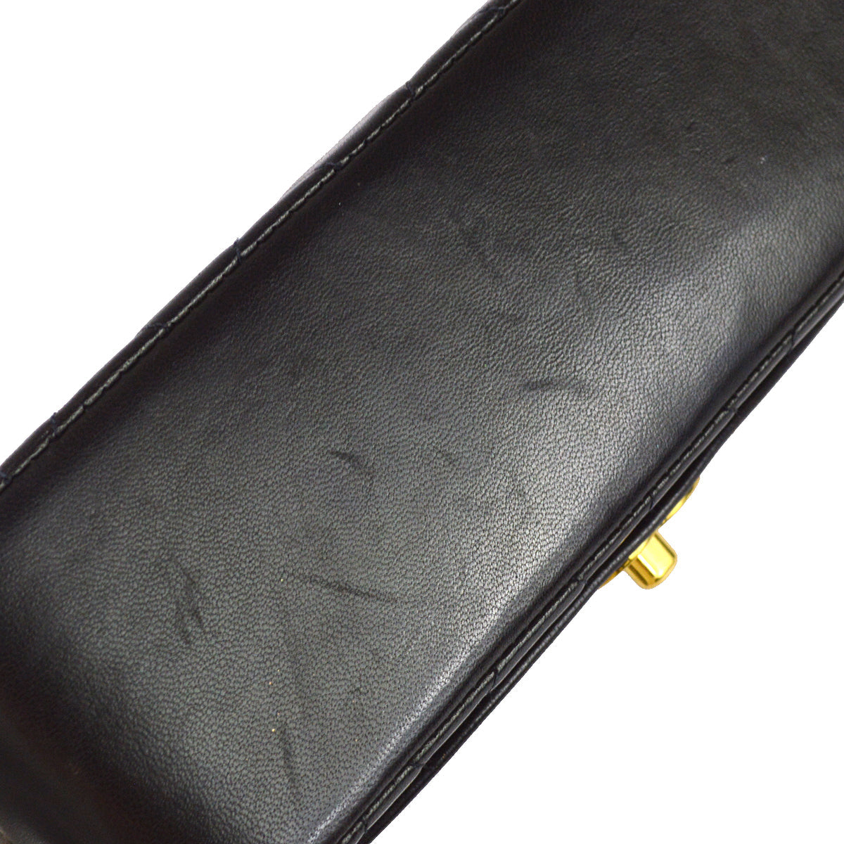 Chanel 1994-1996 Black Lambskin Medium Diana Flap Bag