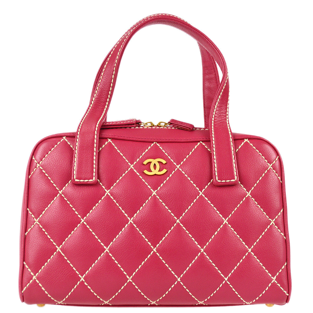 Chanel Wild Stitch Handbag Pink