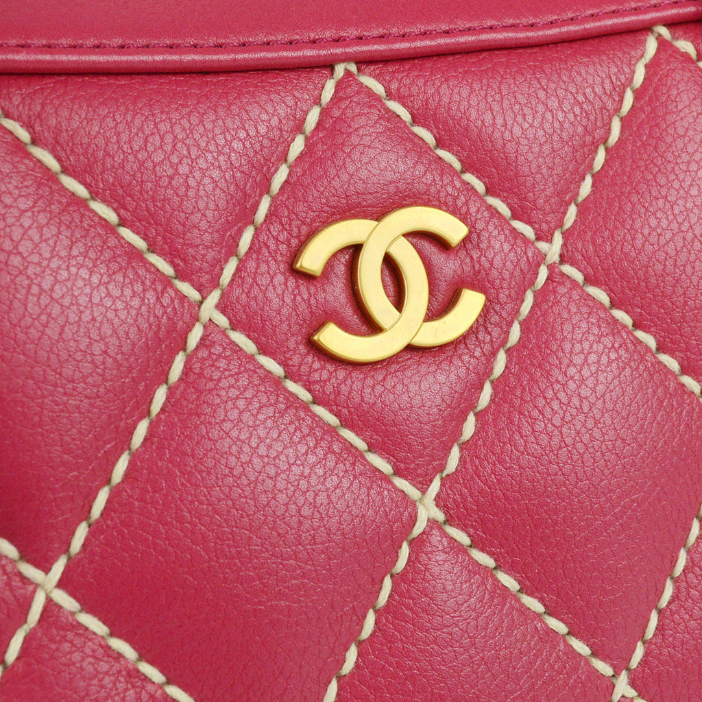 Chanel Wild Stitch Handbag Pink