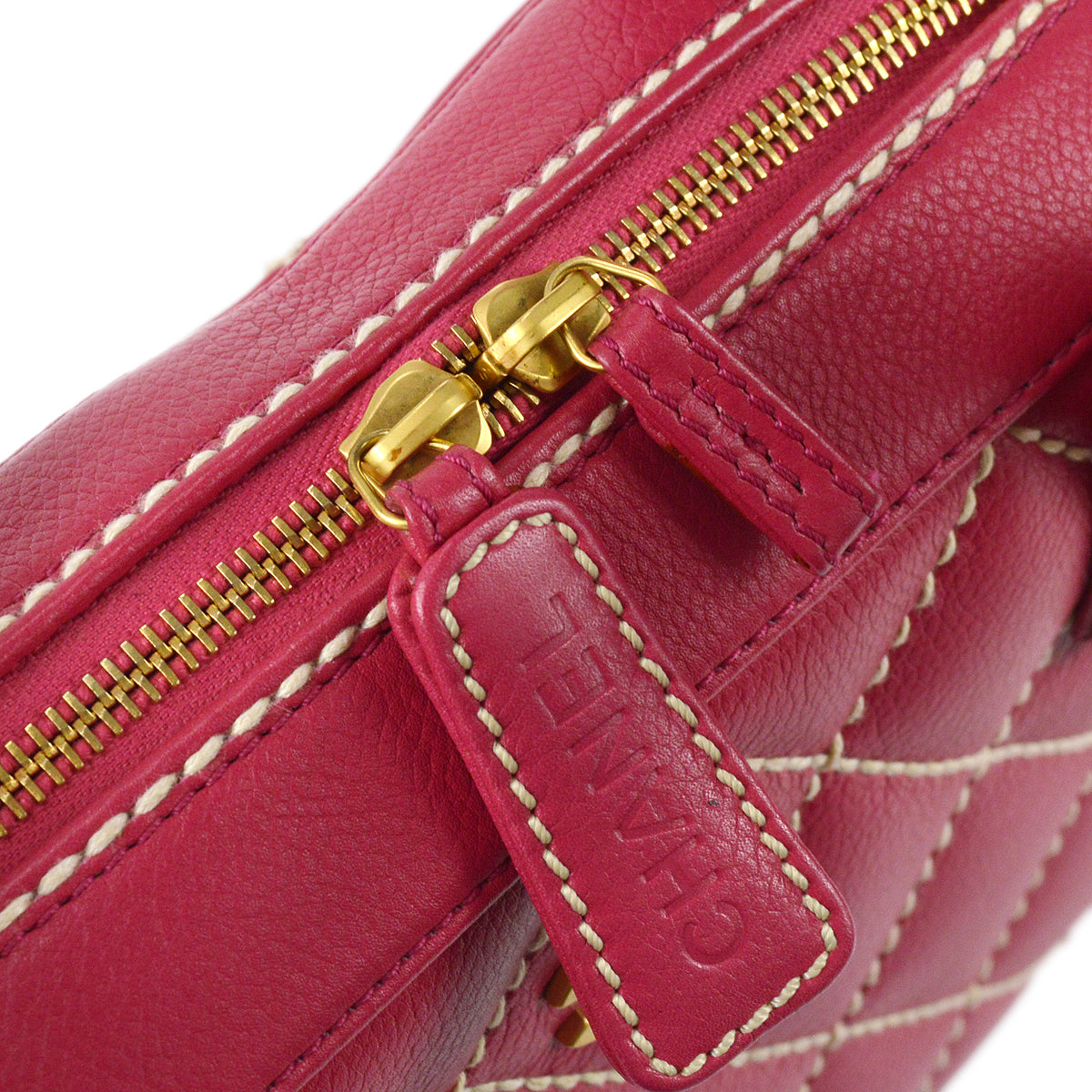 Chanel Wild Stitch Handbag Pink