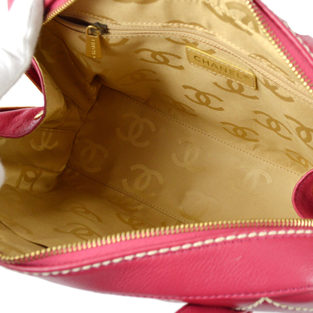 Chanel Wild Stitch Handbag Pink