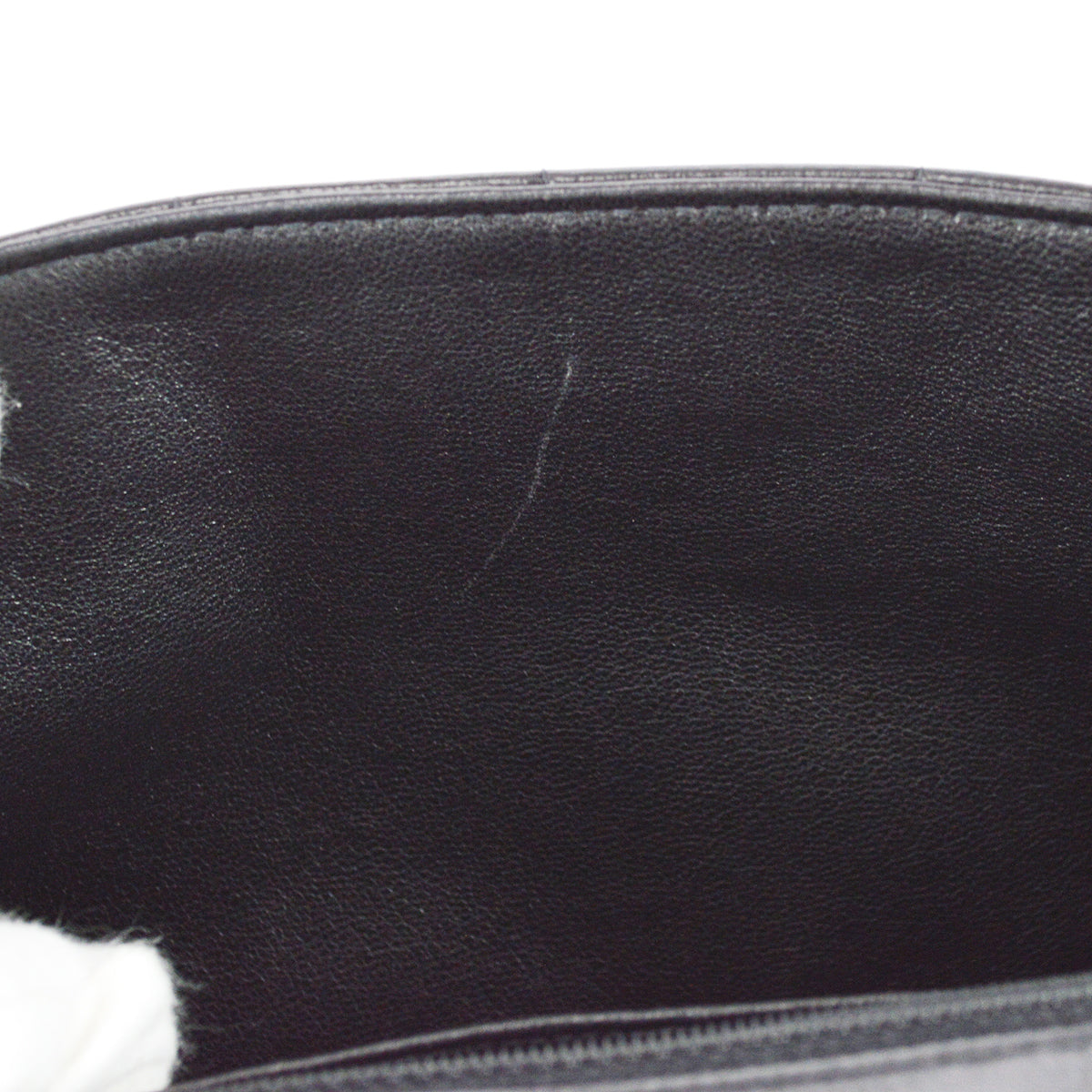 Chanel Choco Bar Icon Rhinestone Chain Shoulder Bag Black Lambskin