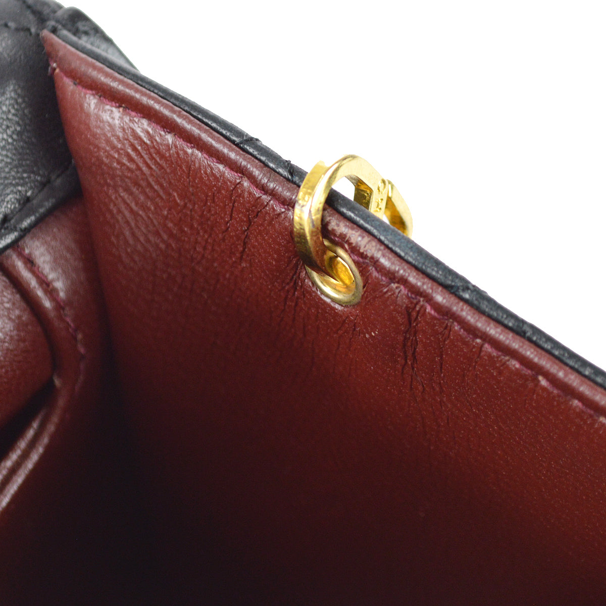 Chanel Mademoiselle Lock Shoulder Bag Black Lambskin