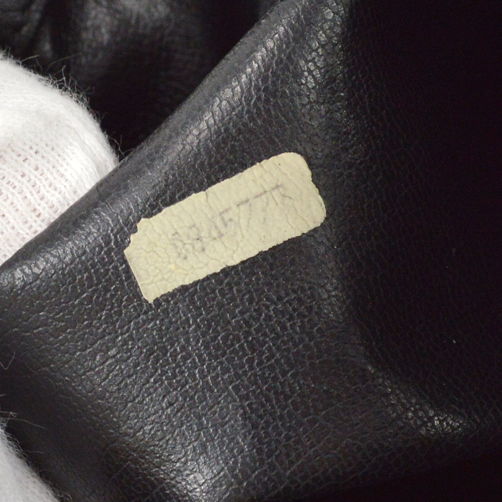 Chanel Bicolore Bucket Chain Shoulder Bag Black Lambskin