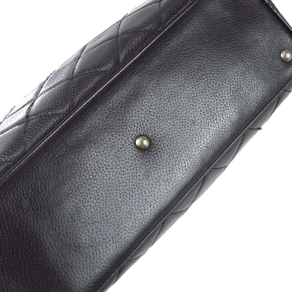 Chanel 2000-2001 Bowling Bag 27 Black Caviar