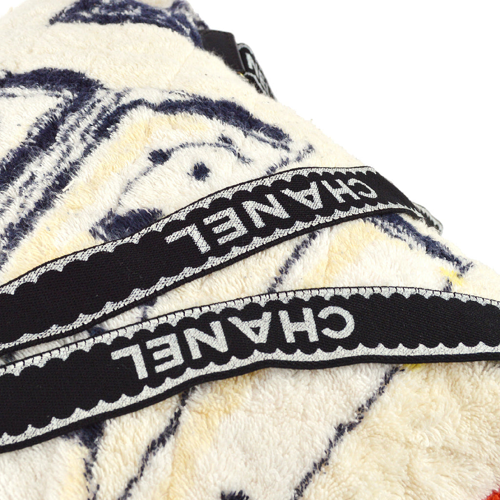 Chanel Backpack Bag Ivory Terry Cloth