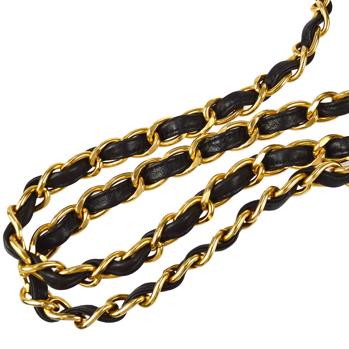 Chanel Classic Flap Jumbo Chain Shoulder Bag Black Lambskin