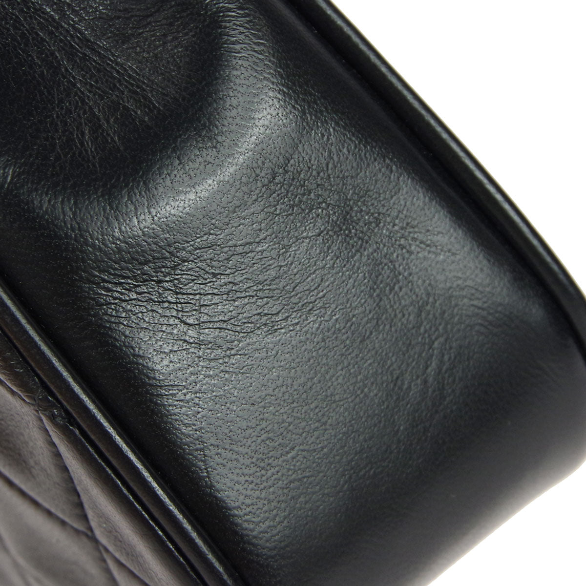 Chanel * Classic Flap Bijou Chain Shoulder Bag Black Lambskin