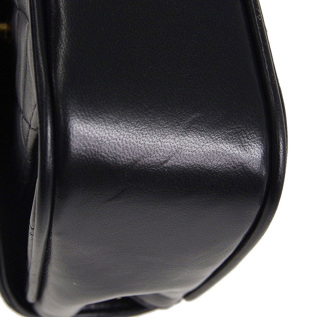 Chanel * Classic Flap Bijou Chain Shoulder Bag Black Lambskin
