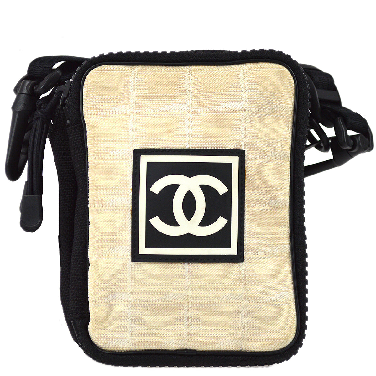 Chanel Sport Line Shoulder Bag Beige
