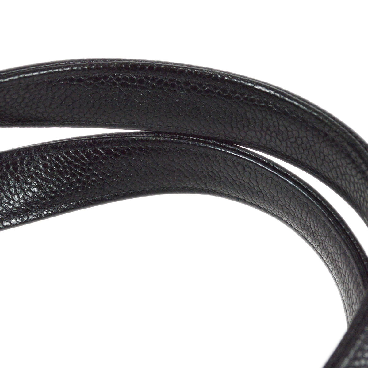 Chanel Tote Handbag Black Caviar
