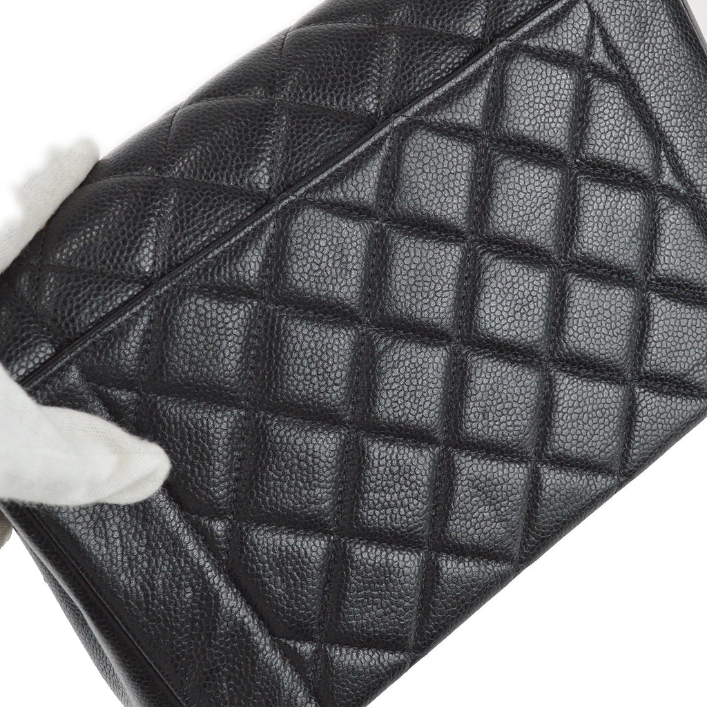Chanel Medium Diana Chain Shoulder Bag Black Caviar