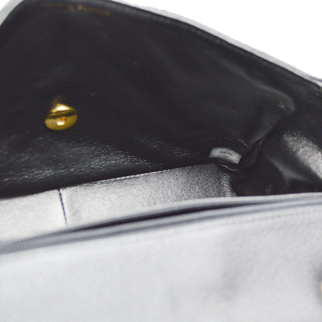 Chanel Medium Diana Chain Shoulder Bag Black Caviar