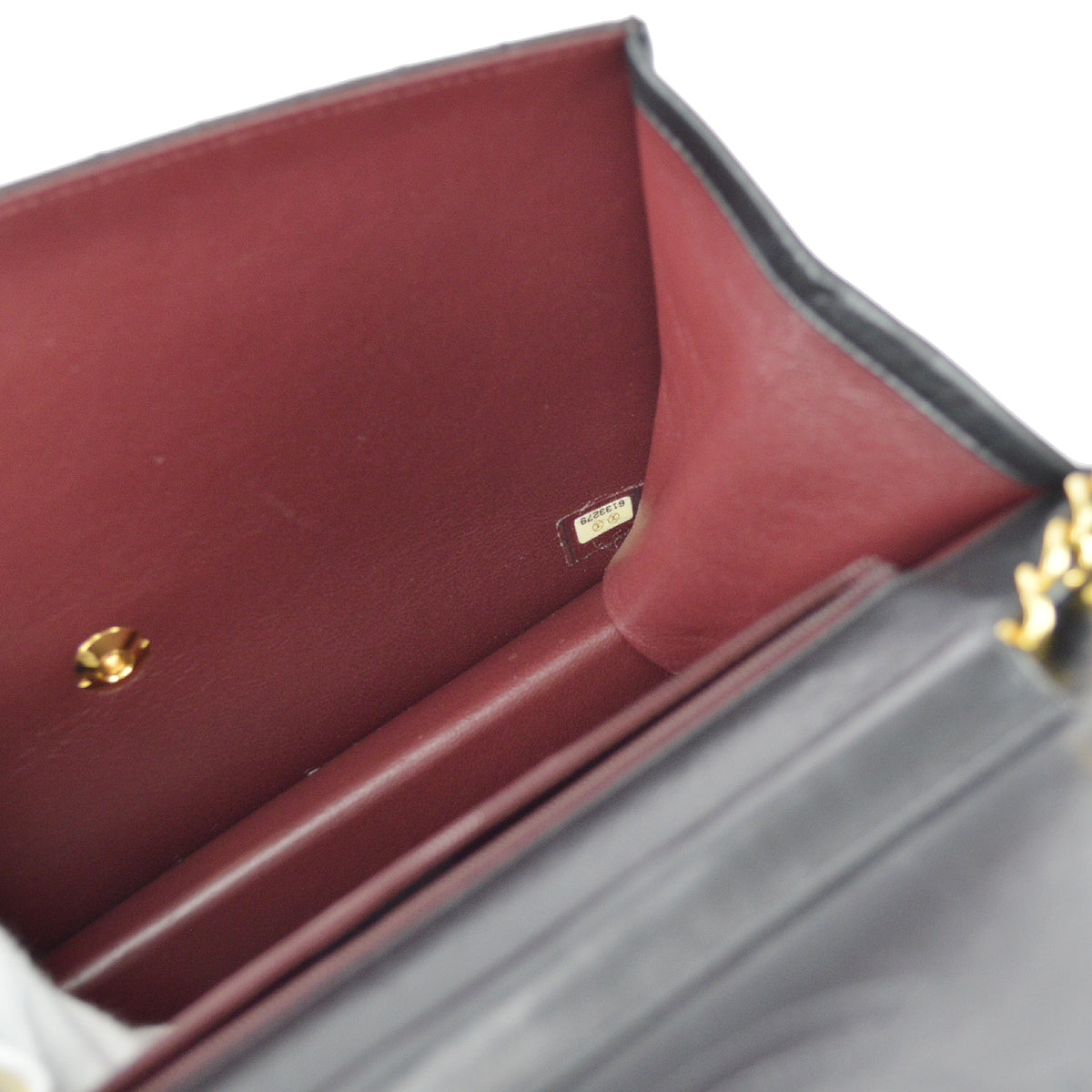 Chanel Classic Flap Shoulder Bag Black Lambskin