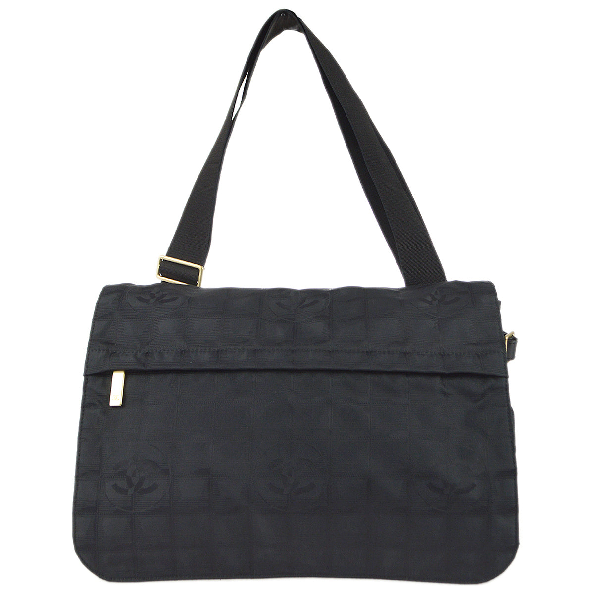 Chanel 2005-2006 New Travel Line Messenger Bag Black