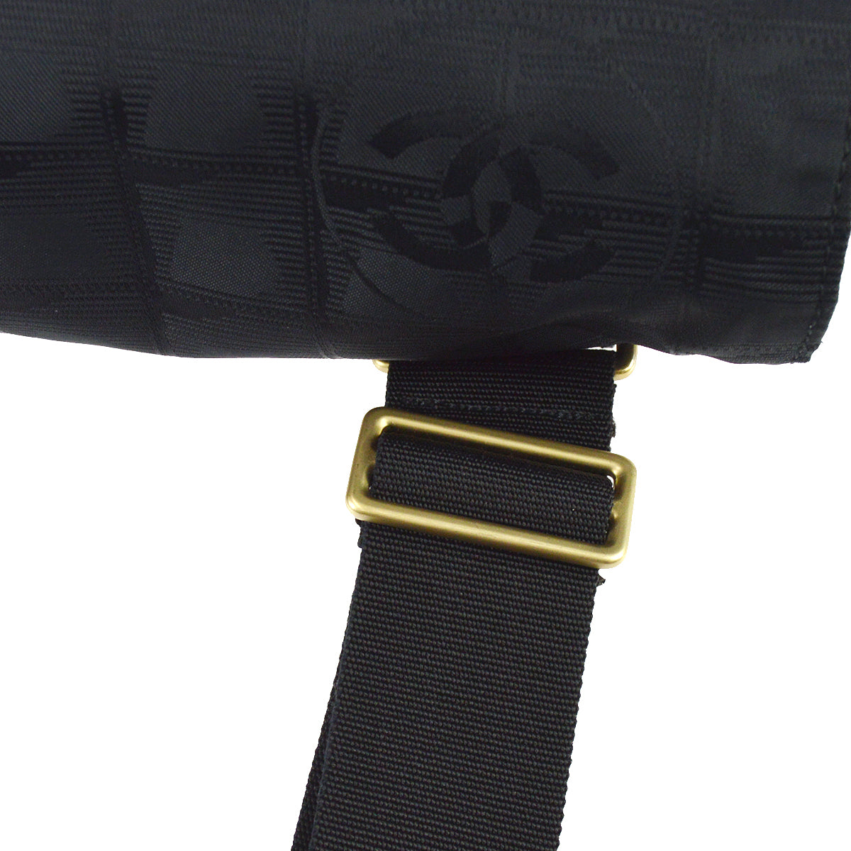 Chanel 2005-2006 New Travel Line Messenger Bag Black