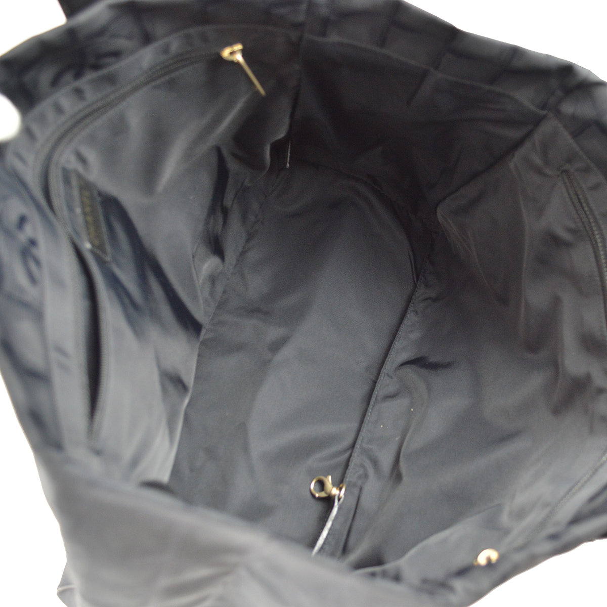 Chanel Travel Line Tote Handbag Black