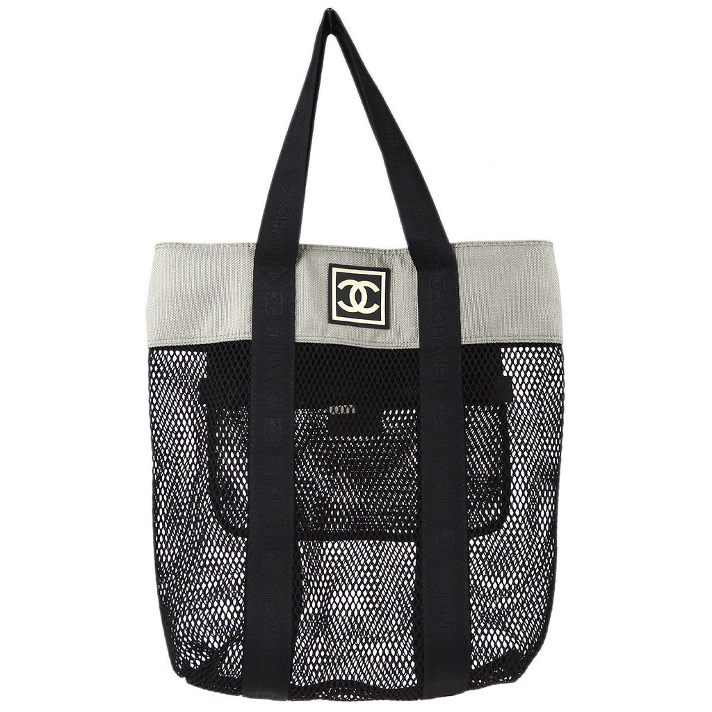 Chanel Sport Line Tote Handbag Gray