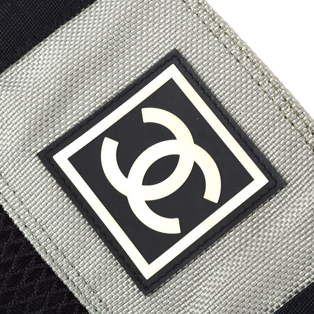 Chanel Sport Line Tote Handbag Gray