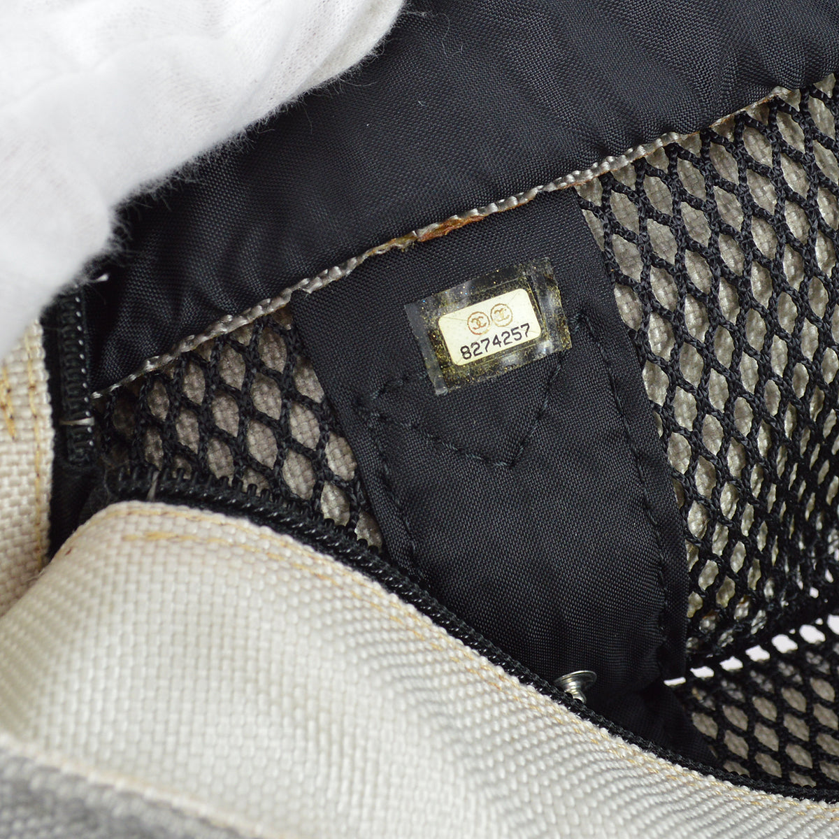 Chanel Sport Line Tote Handbag Gray