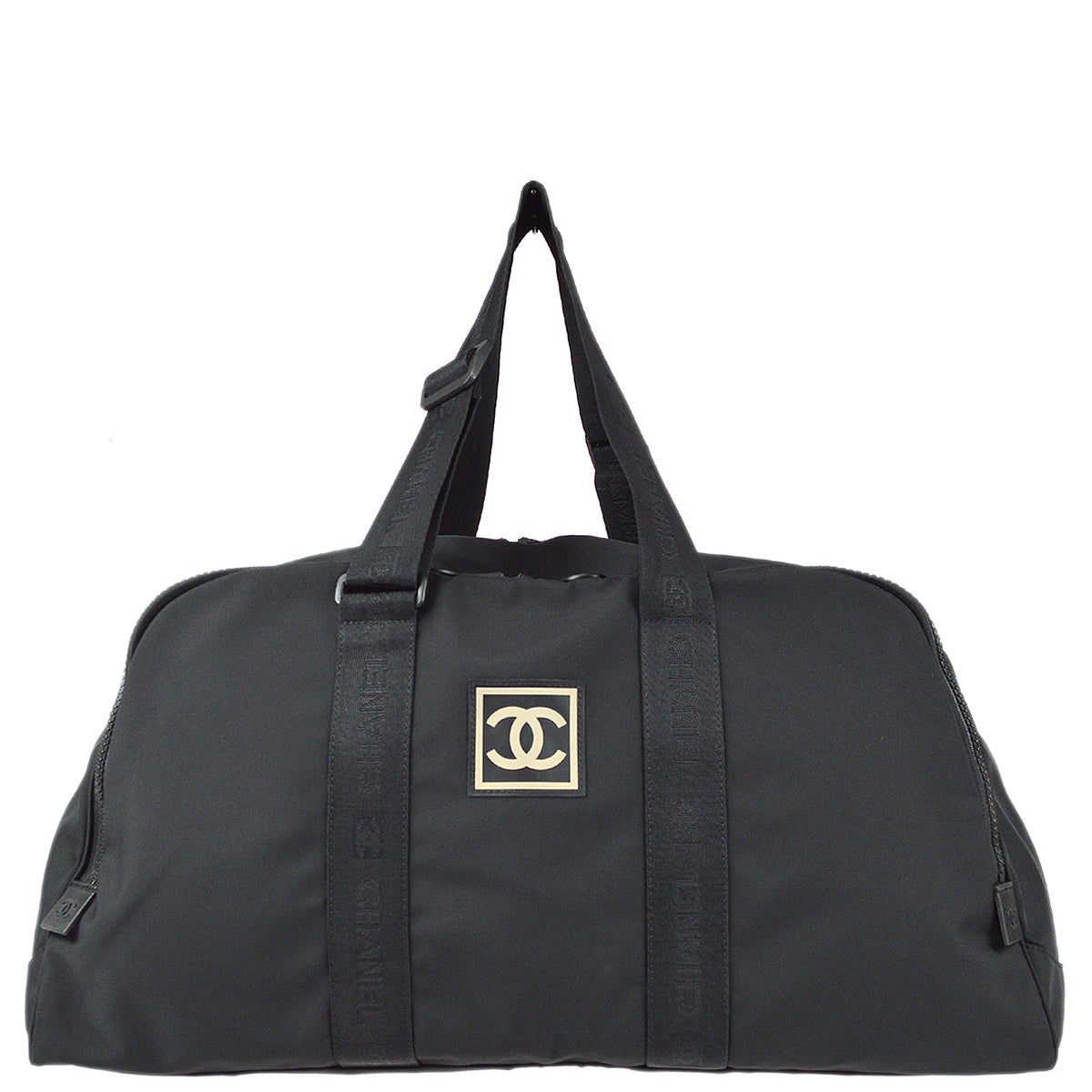 Chanel Sport Line Duffle Gym Bag Black