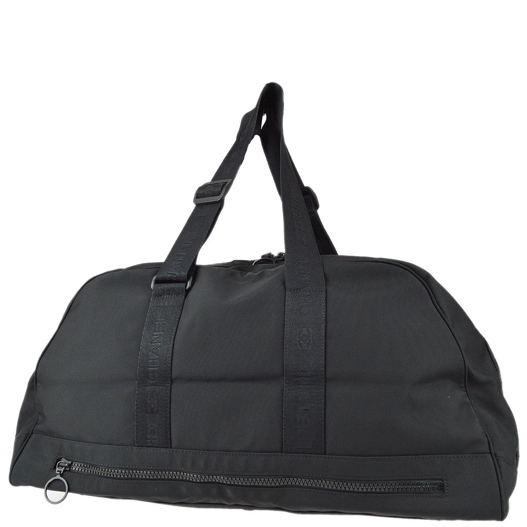 Chanel Sport Line Duffle Gym Bag Black