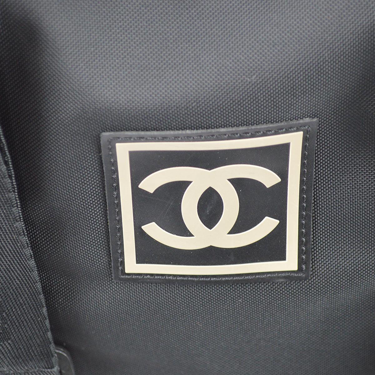 Chanel Sport Line Duffle Gym Bag Black