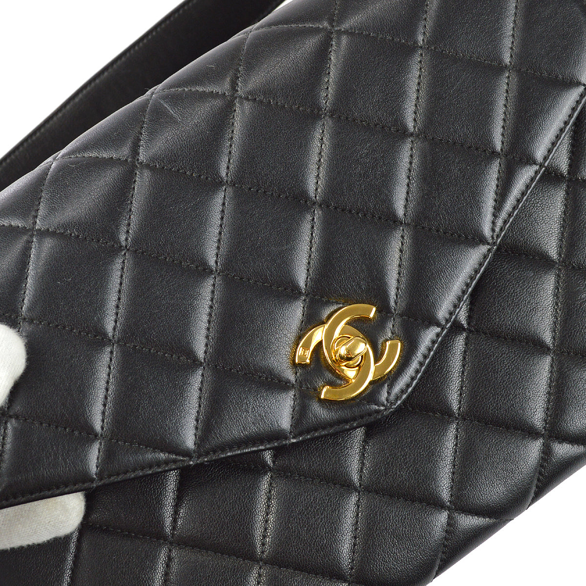 Chanel Handbag Black Lambskin