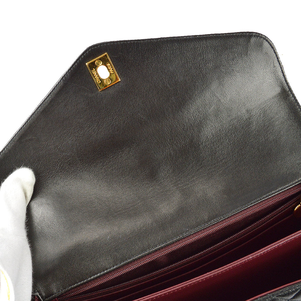 Chanel Handbag Black Lambskin