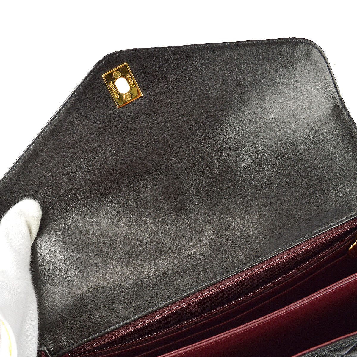 Chanel Handbag Black Lambskin
