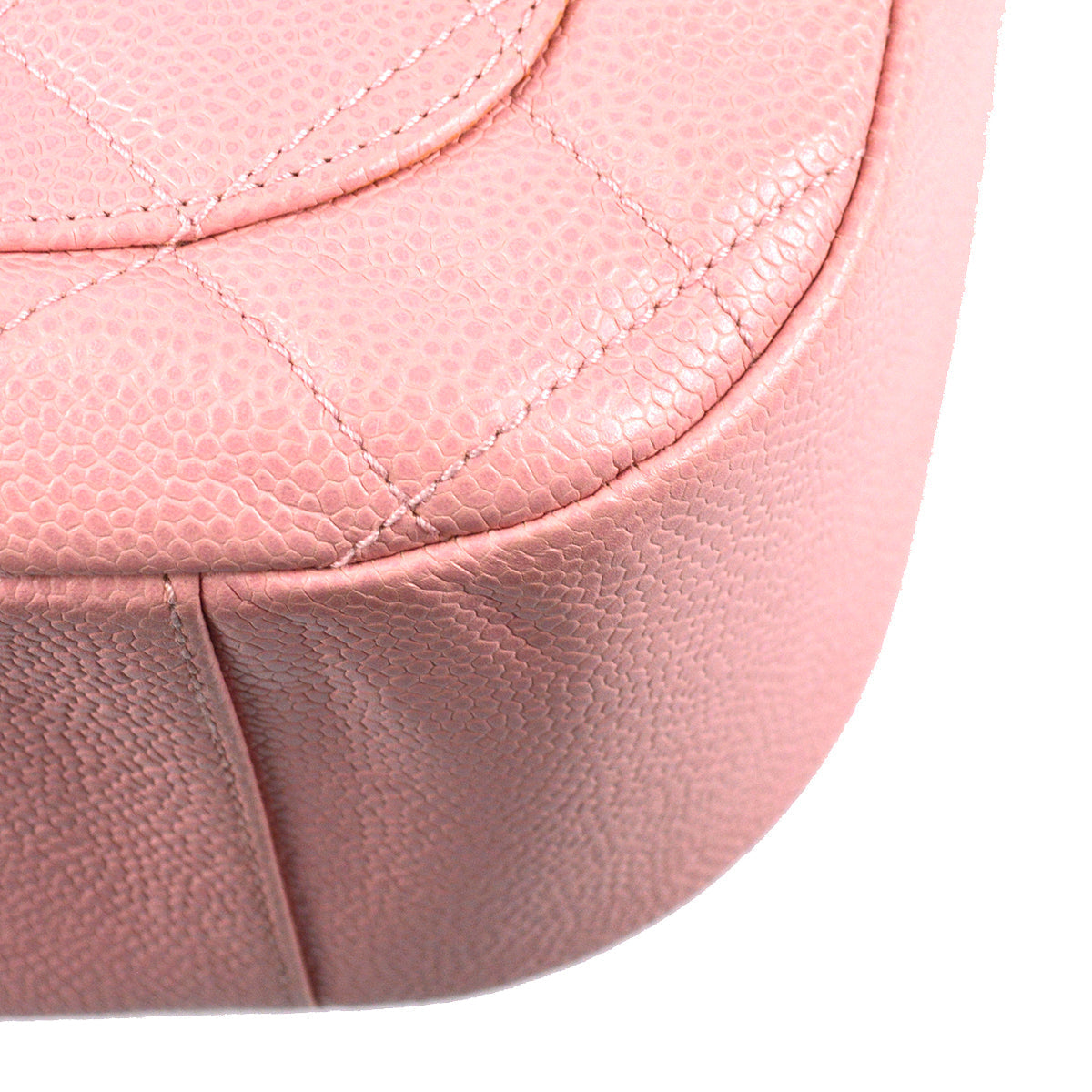 Chanel 2004-2005 Hobo Bag Pink Caviar