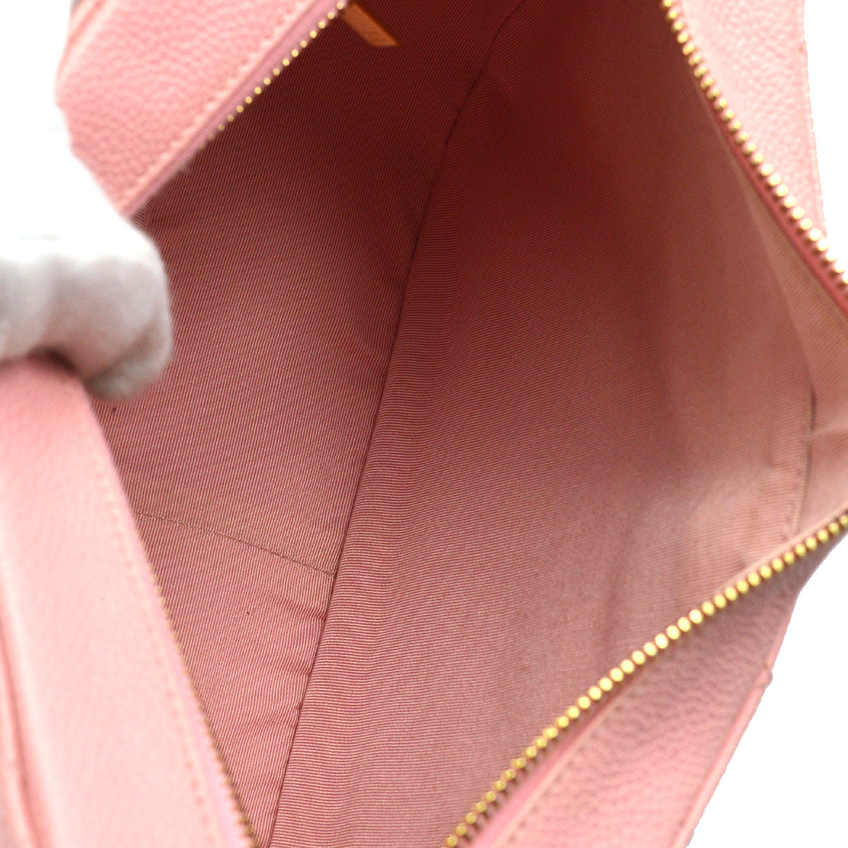 Chanel 2004-2005 Hobo Bag Pink Caviar