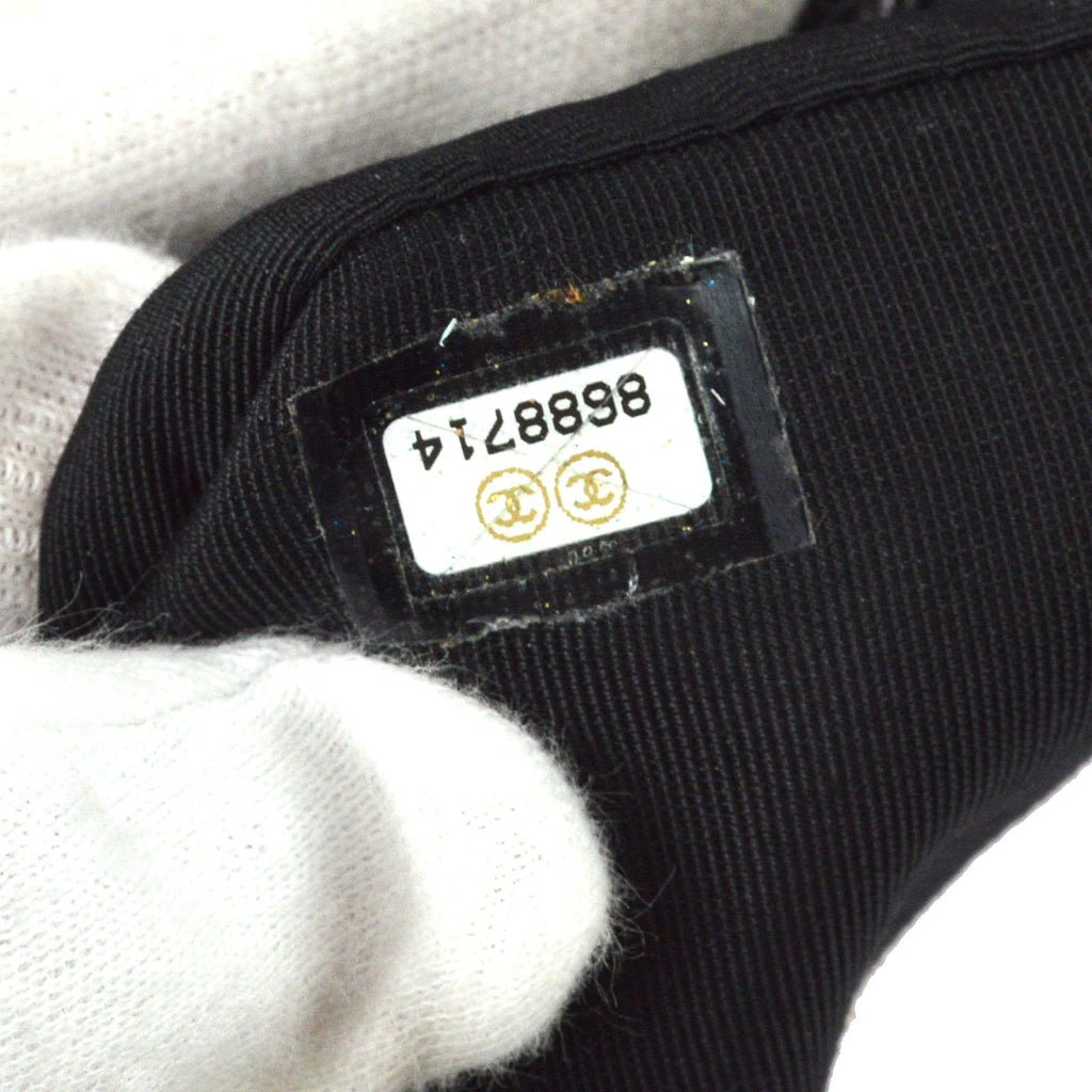 Chanel 2003-2004 Shoulder Bag Black Caviar