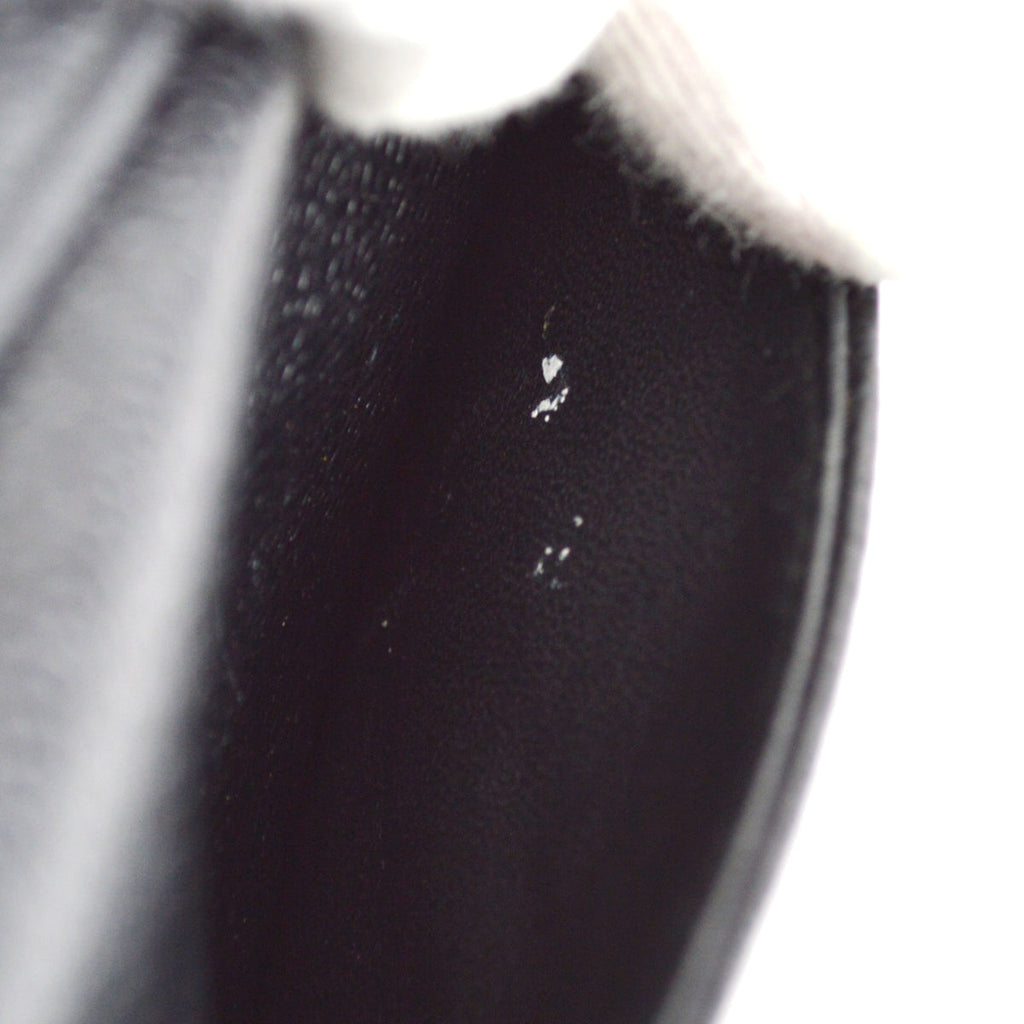 Chanel Straight Flap Handbag Black Caviar