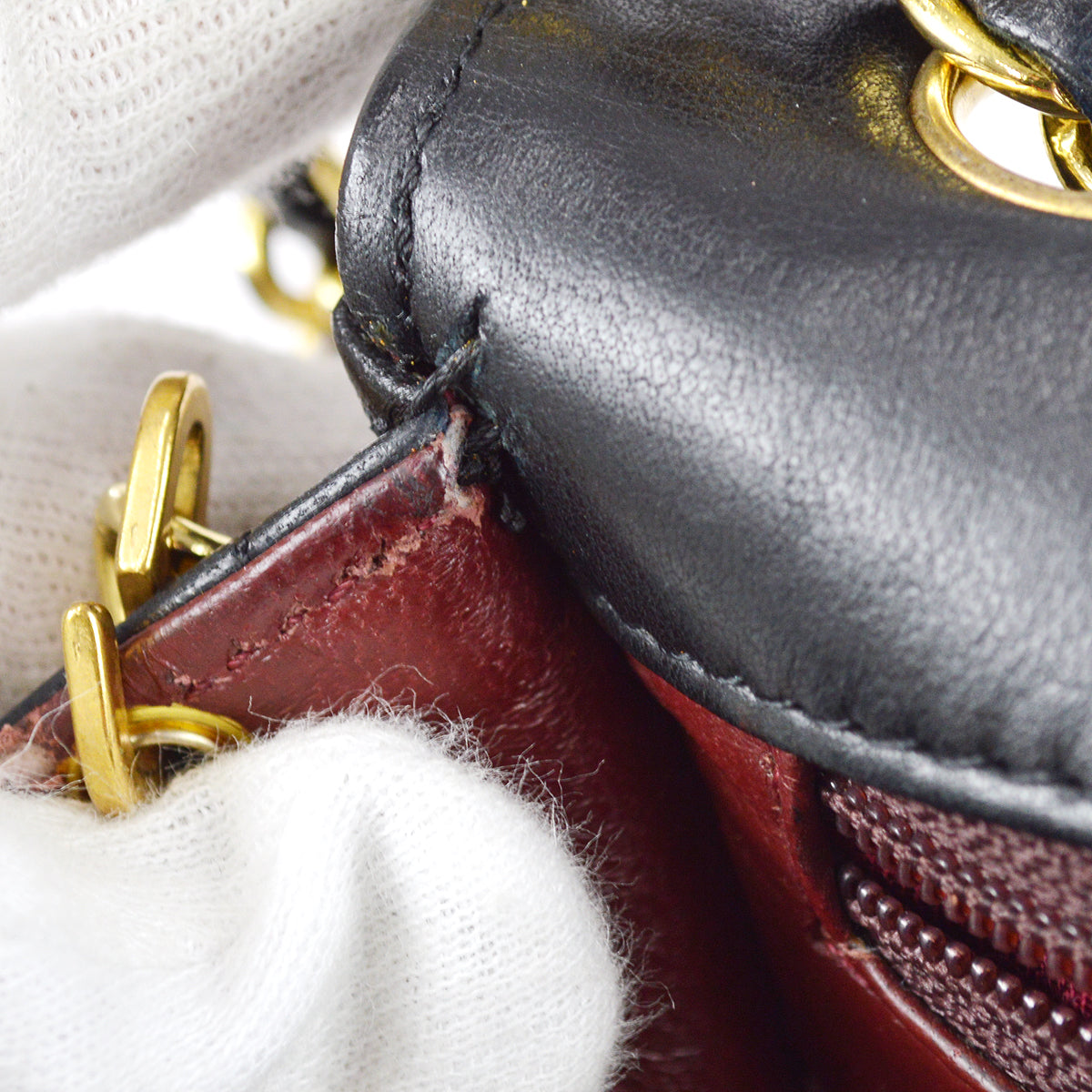 Chanel Chain Shoulder Bag Black Lambskin