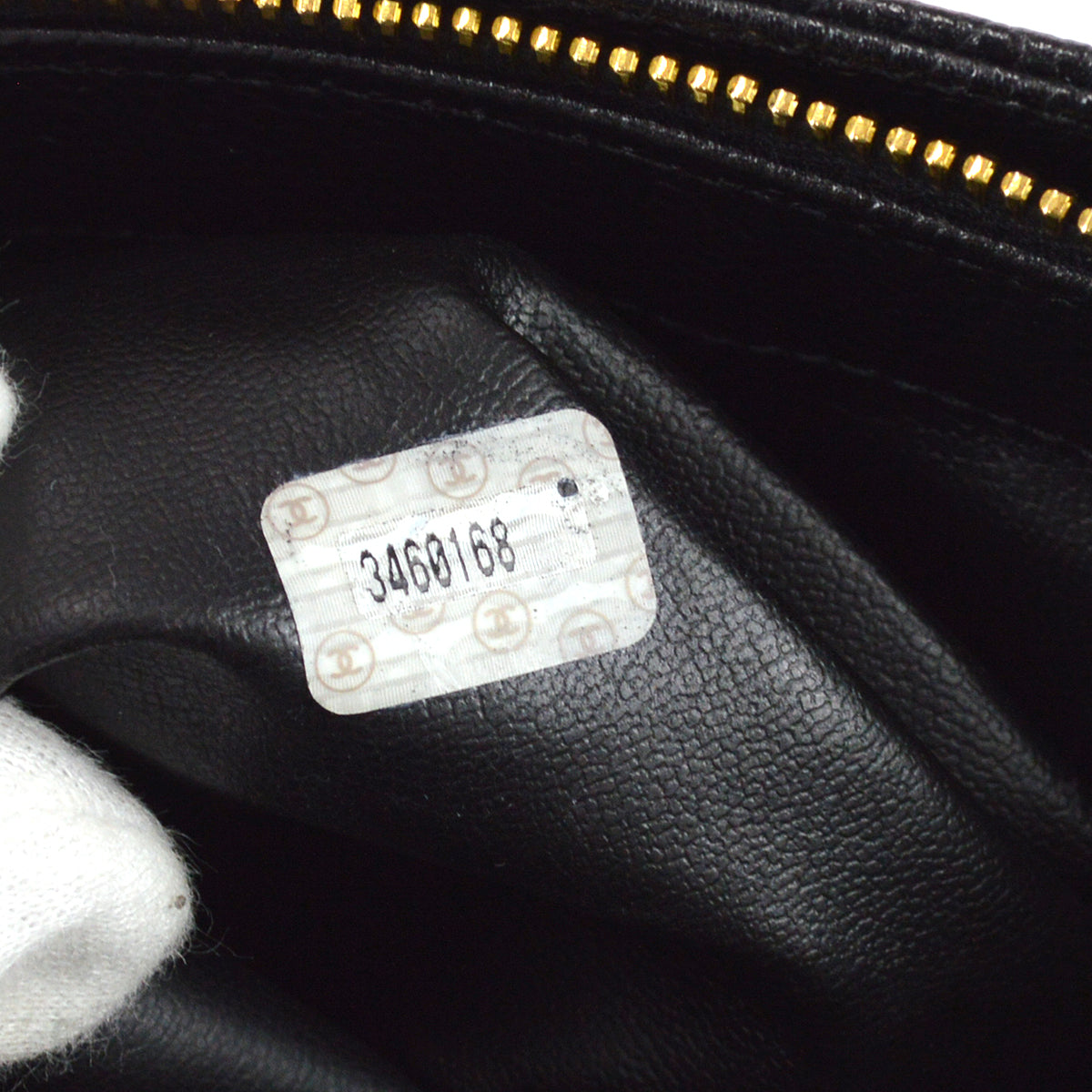 Chanel Shoulder Tote Bag Black Caviar
