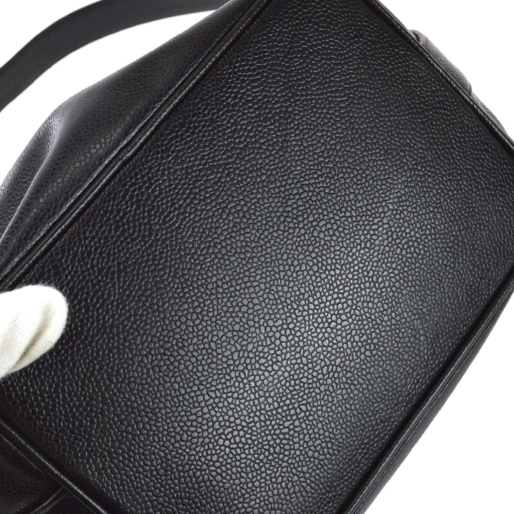 Chanel Bucket Shoulder Bag Black Caviar