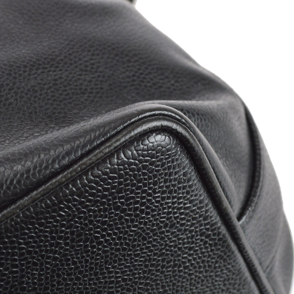 Chanel Bucket Shoulder Bag Black Caviar