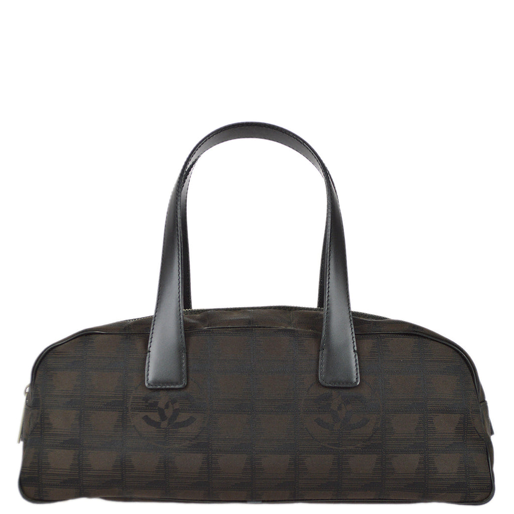 Chanel 2004-2005 New Travel Line Handbag Brown