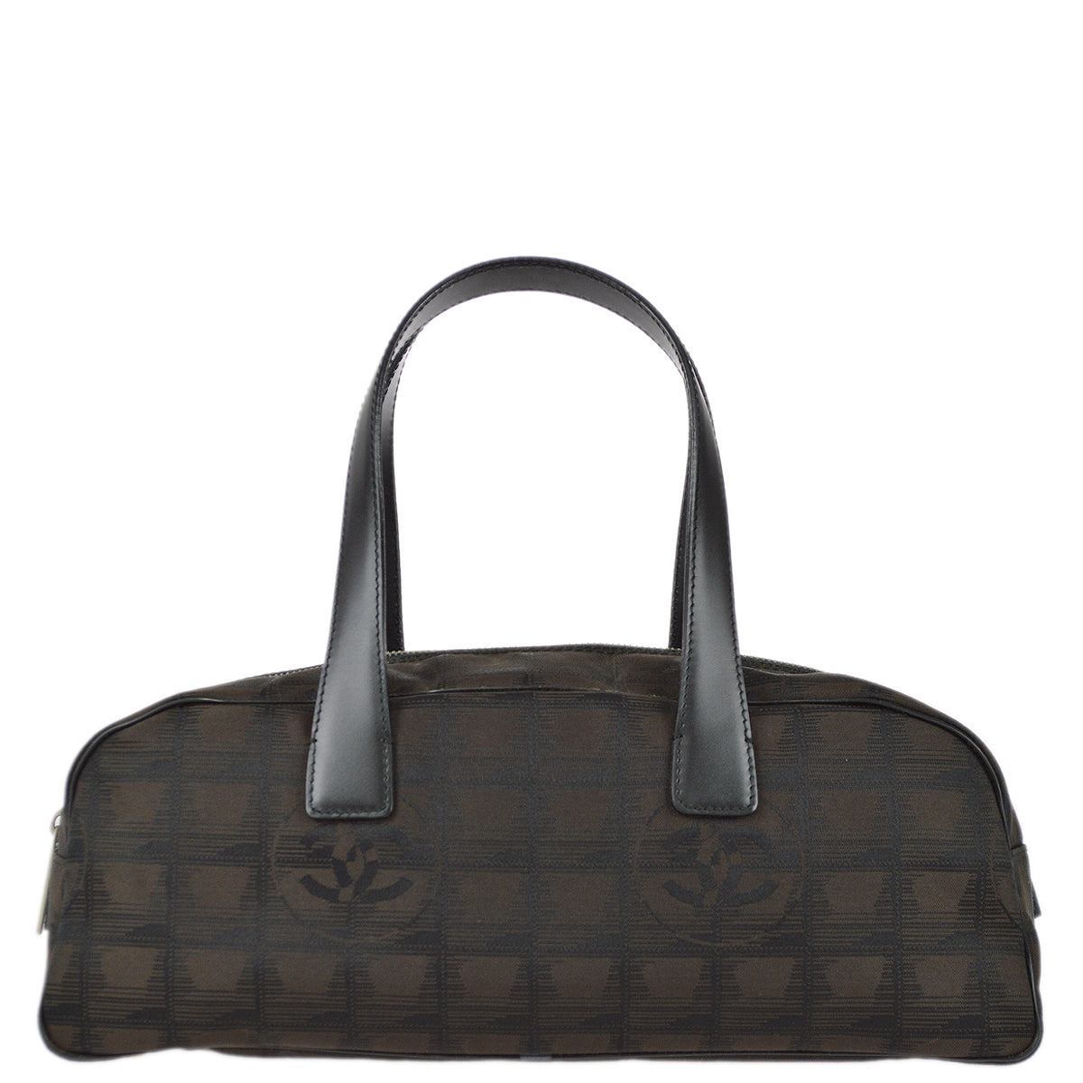 Chanel 2004-2005 New Travel Line Handbag Brown