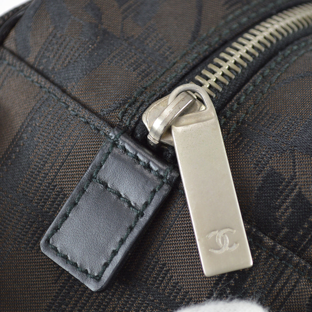 Chanel 2004-2005 New Travel Line Handbag Brown