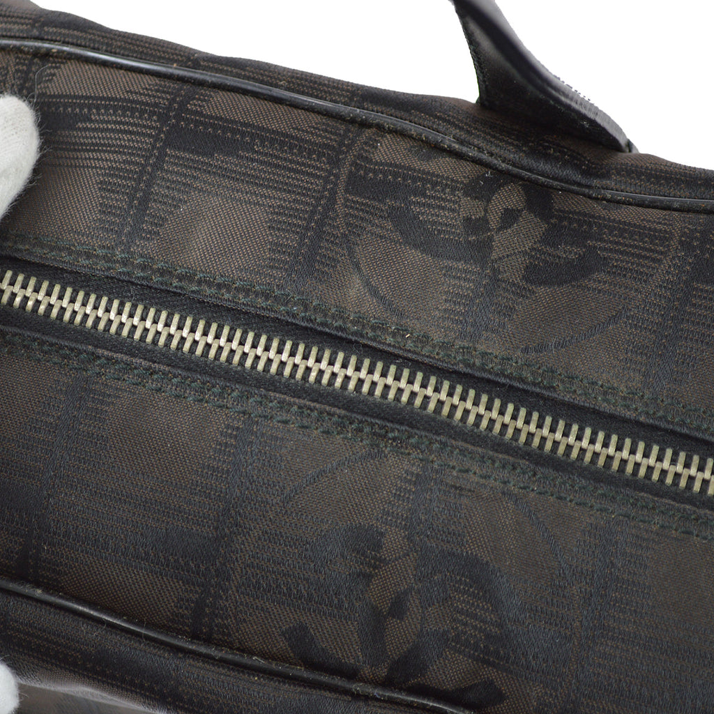 Chanel 2004-2005 New Travel Line Handbag Brown