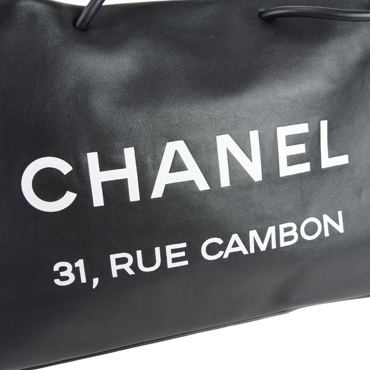 Chanel * 2008-2009 Essential Tote Bag 40 Black Calfskin